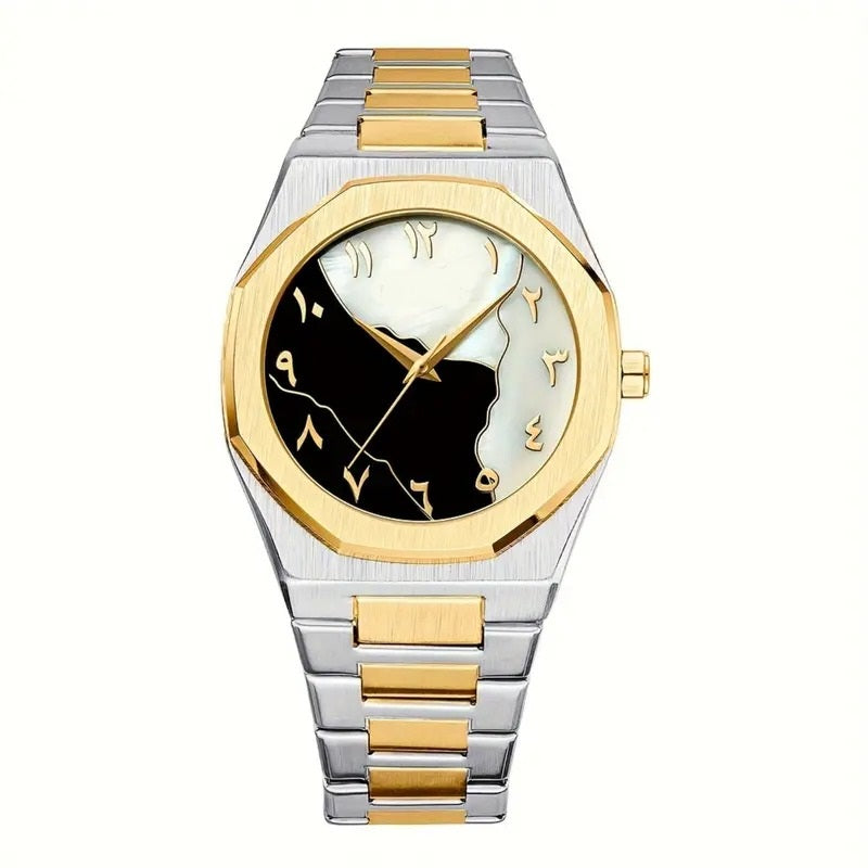 Arabic Stainless Steel Watch For Men
