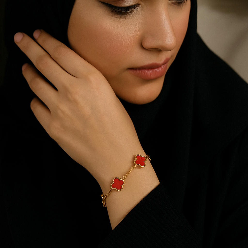 Noir Clover Luxe Bracelet | Women