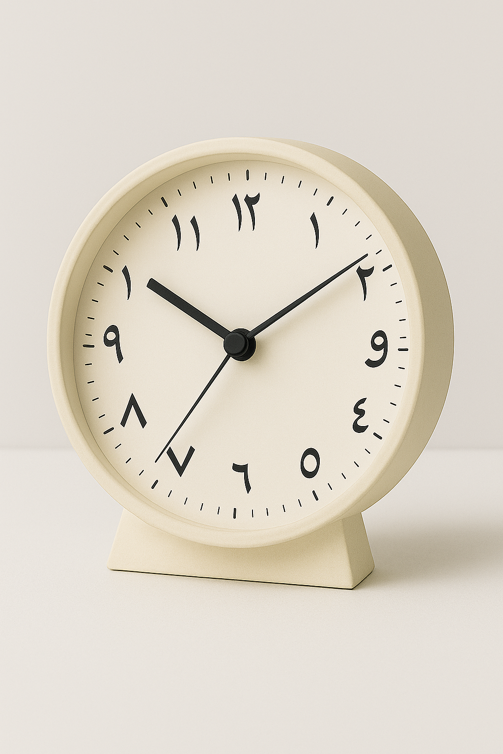 Arabic Numeral Table Clock – Timeless Decor Accent