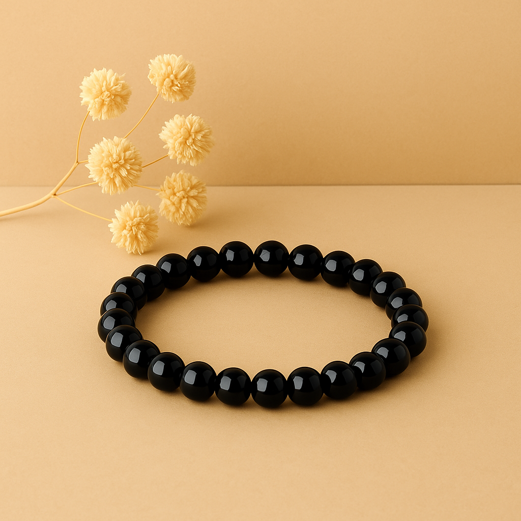 Black Aqeeq Bead Bracelet – Sunnah & Protection