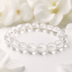 Clear Quartz Bead Bracelet –Noor of Safa