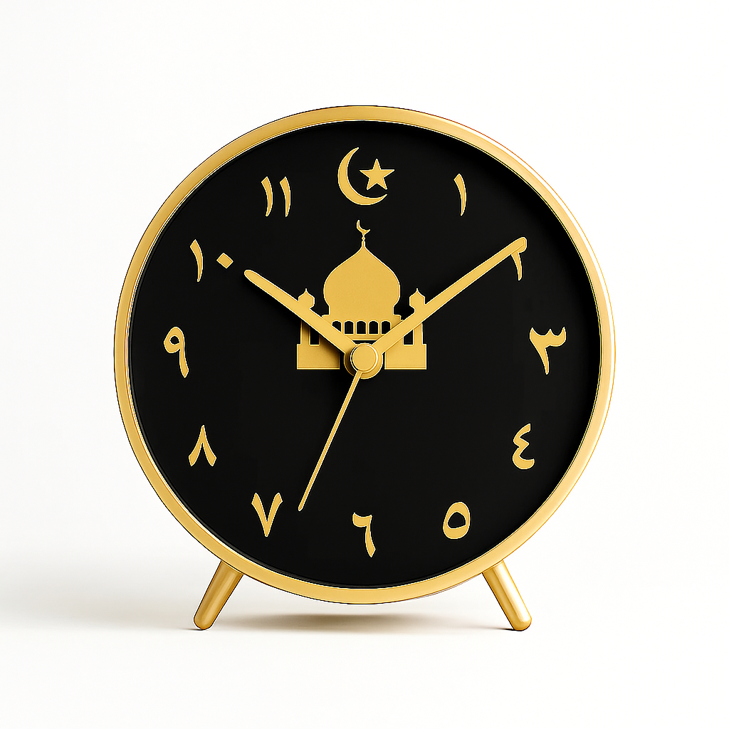 Arabic Calligraphy Table Clock