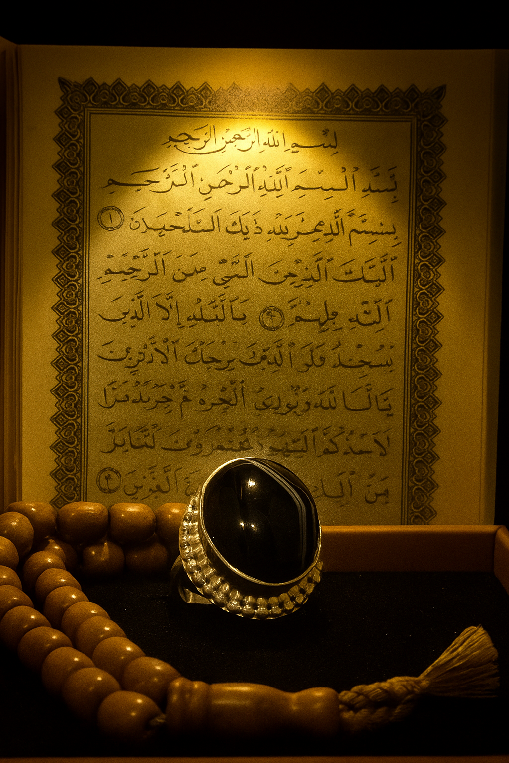 Sulemani Aqeeq Ring – Protection from Negativity & Strength of Faith | Halal to wear | Pure Natural stone with Certificate