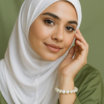 Mother of Pearl Bracelet – Emotional Ease & Peace | Halal to wear | Pure Natural stone with Certificate | Women