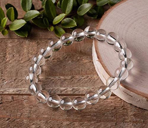 Clear Quartz Bead Bracelet –Noor of Safa