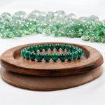 Green Jade bead Bracelet – Peace & Prosperity | Halal to wear | Pure Natural stone with Certificate | Men | Women