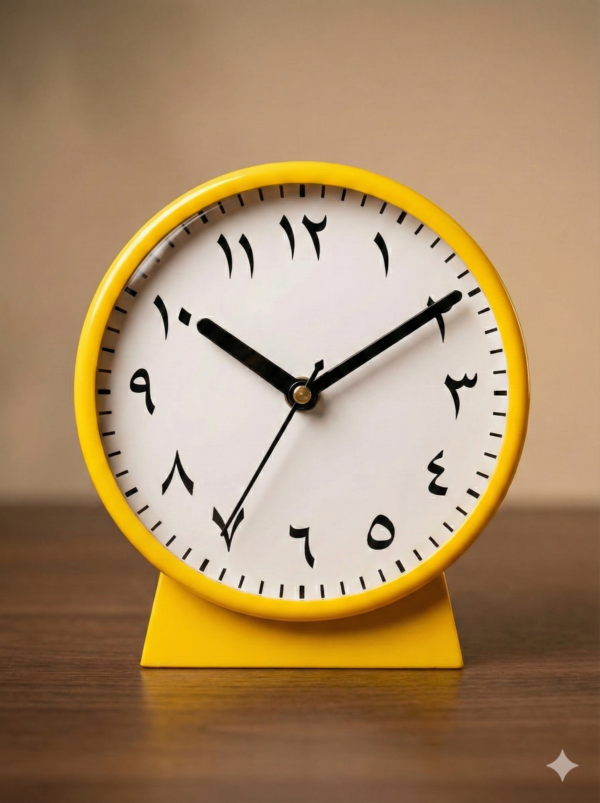 Arabic Numeral Table Clock – Timeless Decor Accent