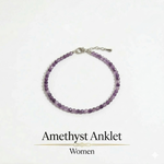 Amethyst Anklet | Women | Authentication certificate