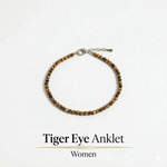 Tiger Eye Anklet | Women | Authentication certificate