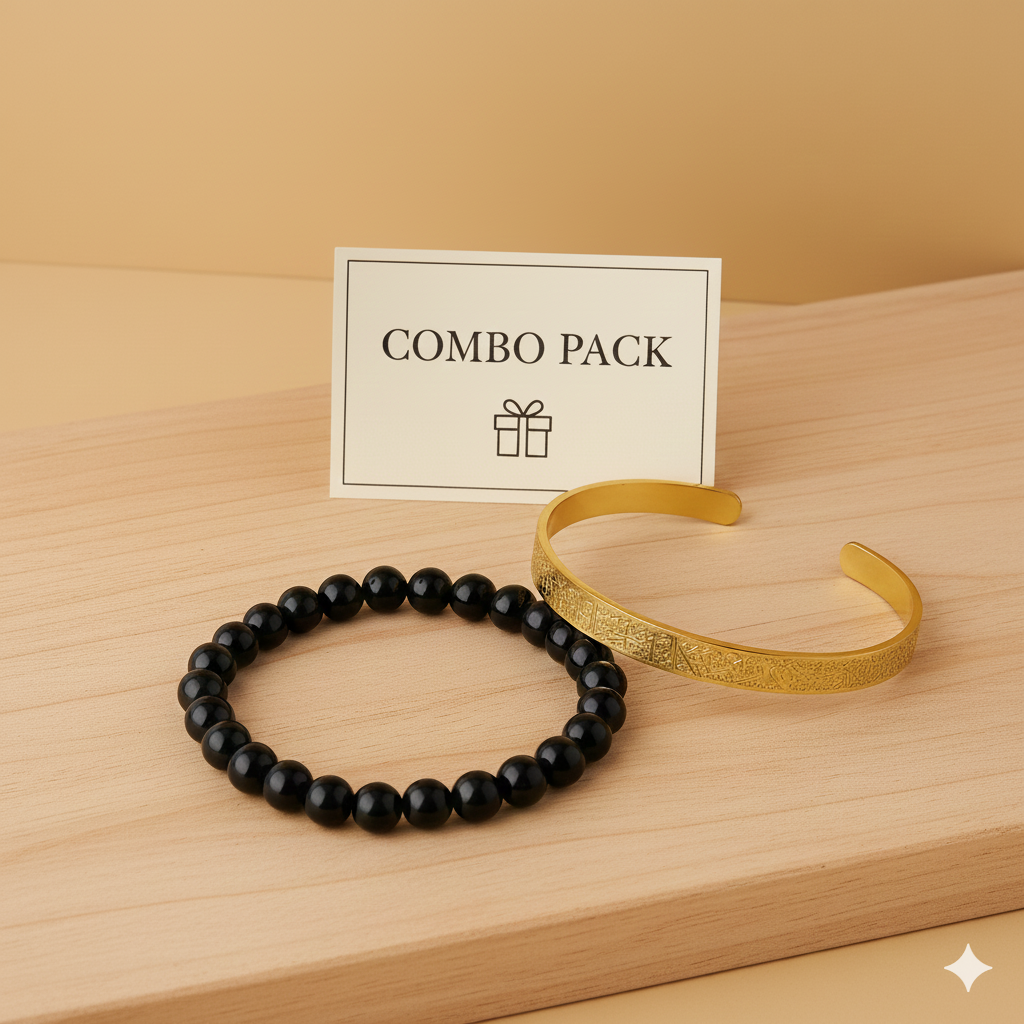 Ayatul Kursi Protection Set ( Bracelet + Bead Bracelet )