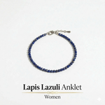 Lapis Lazuli Anklet | Women | Authentication certificate
