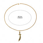 Arabic Imam Sword Necklace For Men