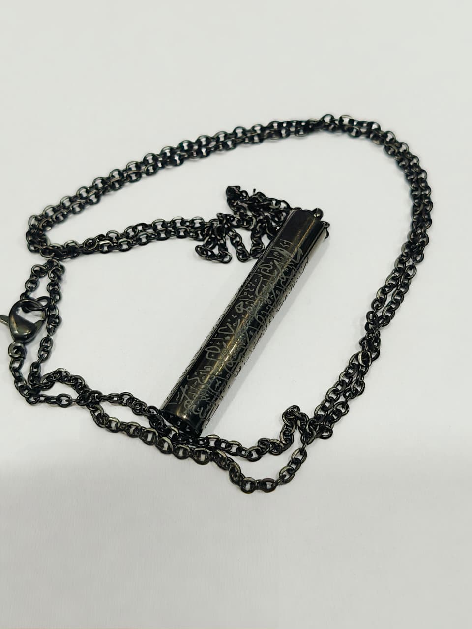 Ayatul Kursi Cylinder Necklace