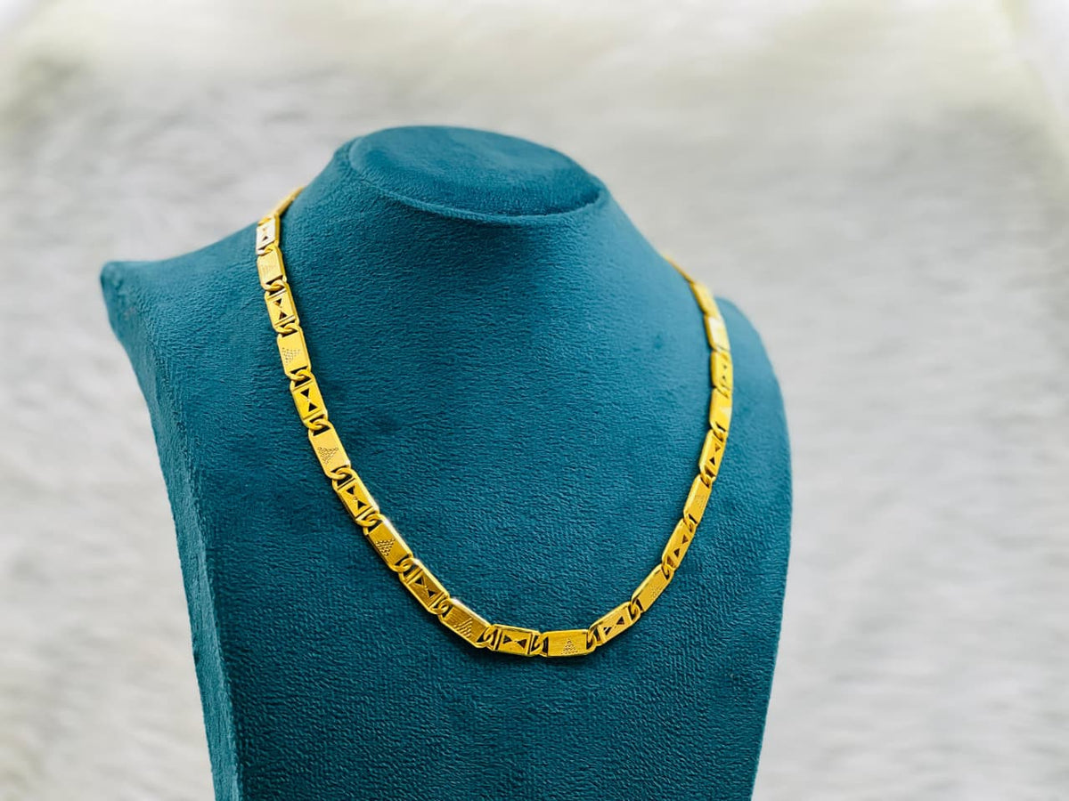 Minimal 1 Gram Gold Plated Chain for men and women v2