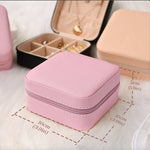 Travel mini Jewellery Box for Women | Travel Earrings | Organiser Box | Portable Jewellery Box | Organisers for Rings | Earrings | Necklaces|