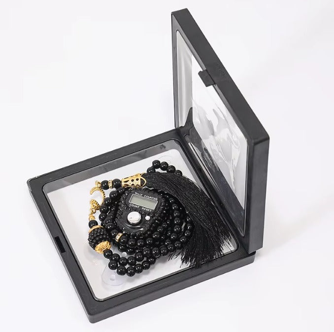 Digital Tasbeeh Ring Counter – 33 Beads Rosary Gift