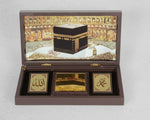 Holy Kaaba Kuran Sharif Photo Frame Box for Gift | Islamic Return Gift | Kabaa Wooden Momento Gift | Best Islamic Gift | Eid Gift |