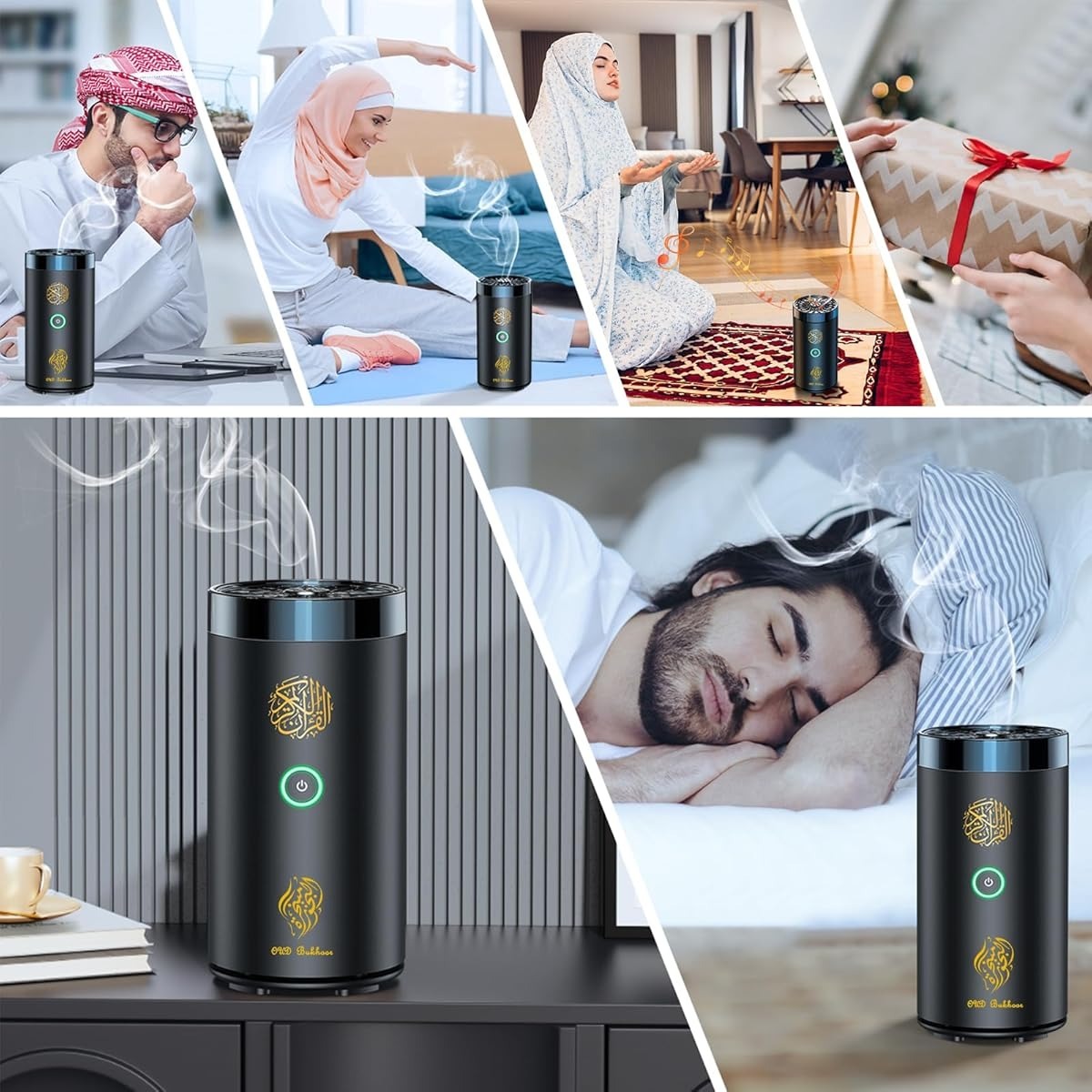 Bakhoor Burner with Quran Speaker |Remote | Bluetooth | Islamic Gift