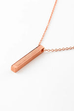 Ayatul Kursi Islamic Bar Block Necklace