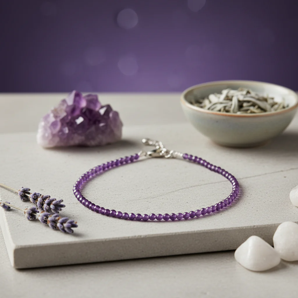 Amethyst Anklet | Women | Authentication certificate