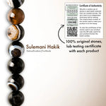 Sulemani Bead Bracelet – Strength & Protection| Halal to wear | Pure Natural stone with Certificate | Men | Women