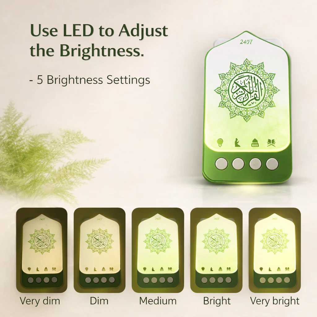 Digital Quran Zikir Speaker & Lamp Plug