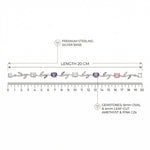 Floral Tulip Bracelet for Women & Girls | Multi Crystal Stone Bracelet