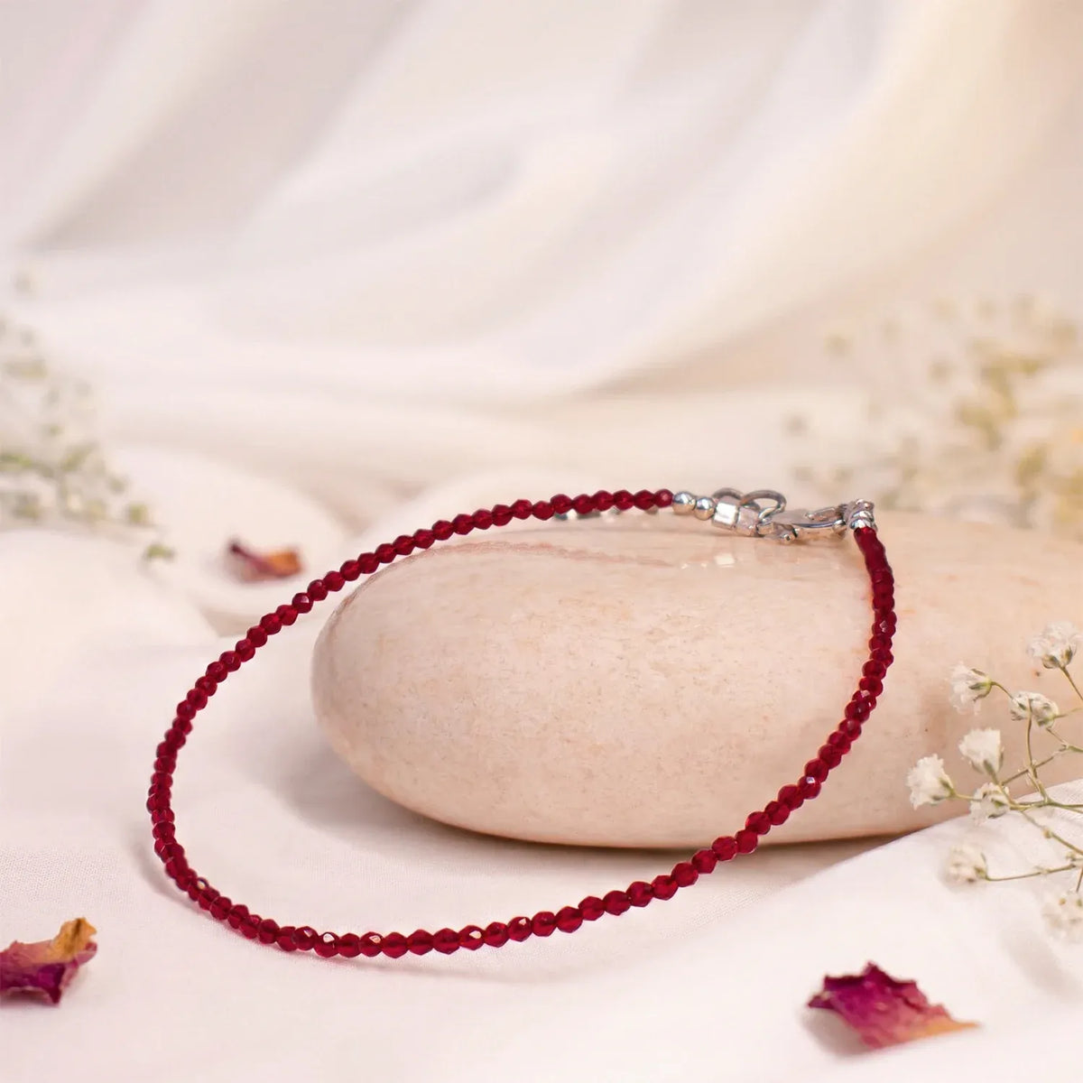 Garnet Anklet | Women | Authentication certificate