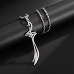 Zulfiqar Imam Ali Sword Necklace V3 | Zulfiqar Sword locket | Men | Women