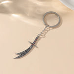 Zulfiqar Imam Sword Keychain | Zulfiqar Sword | Car / Bike / Home Keychain