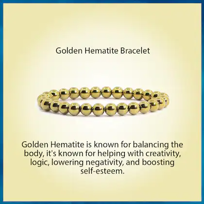 Hematite Bracelet - Balance & Protection | Halal to Wear | Pure Natural Stone with Certificate | Men | Women