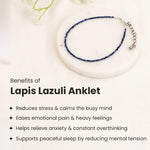 Lapis Lazuli Anklet | Women