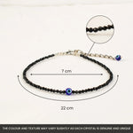 Black Onyx Anklet | Women | Authentication certificate