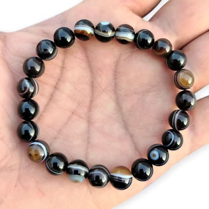 Sulemani Bead Bracelet – Strength & Protection| Halal to wear | Pure Natural stone with Certificate | Men | Women