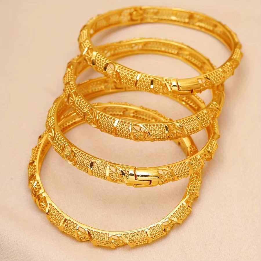 Dubai Style Zarqash Bangles | Women | Daily traditional wear | Wedding | Eid | Gift | Set of 2 | Set of 4