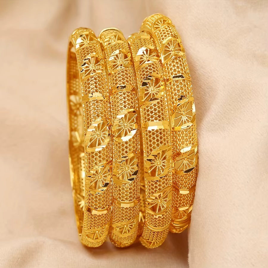 Dubai Style Zarqash Bangles | Women | Daily traditional wear | Wedding | Eid | Gift | Set of 2 | Set of 4