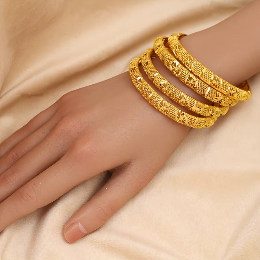 Dubai Style Zarqash Bangles | Women | Daily traditional wear | Wedding | Eid | Gift | Set of 2 | Set of 4