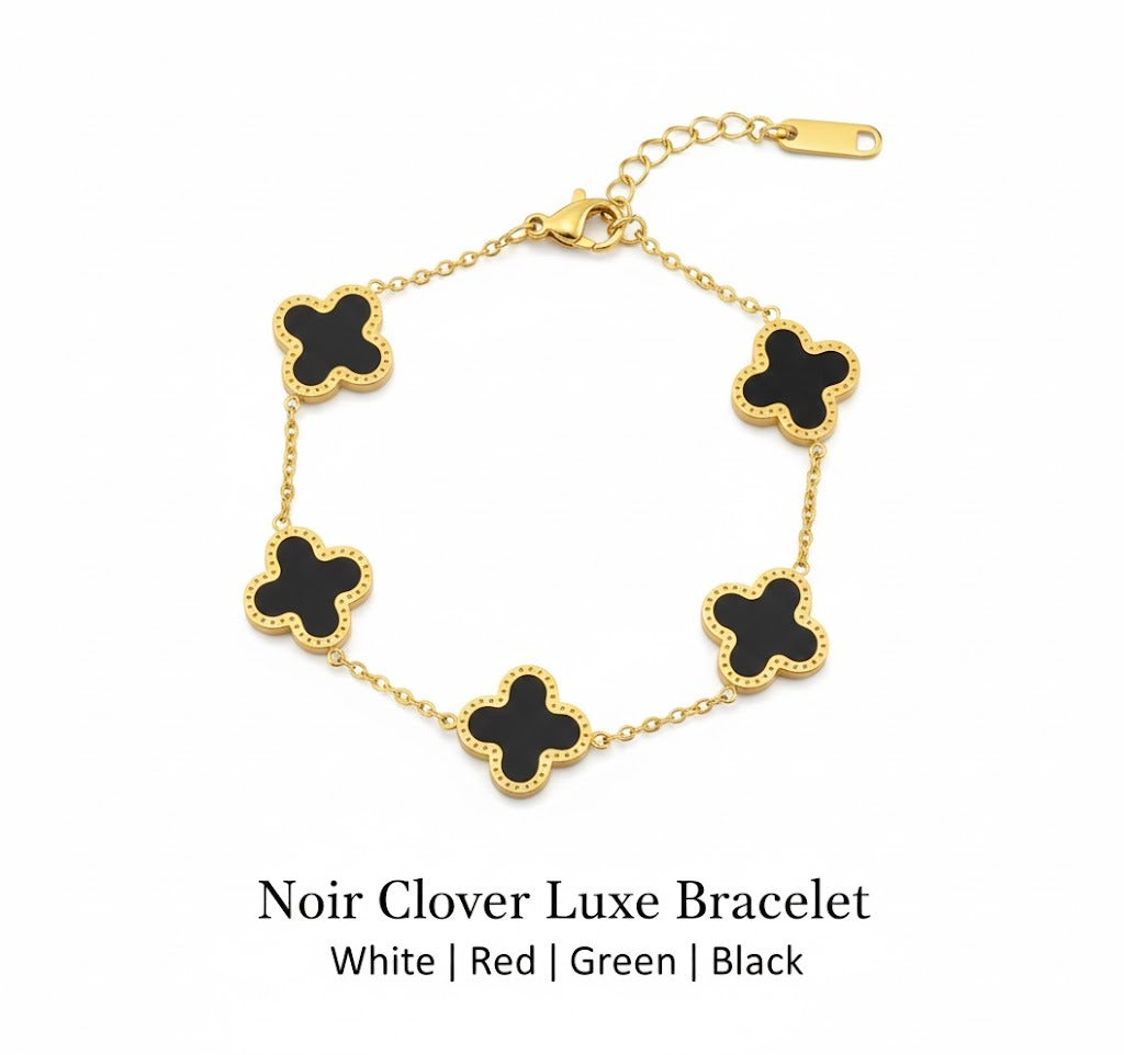 Noir Clover Luxe Bracelet