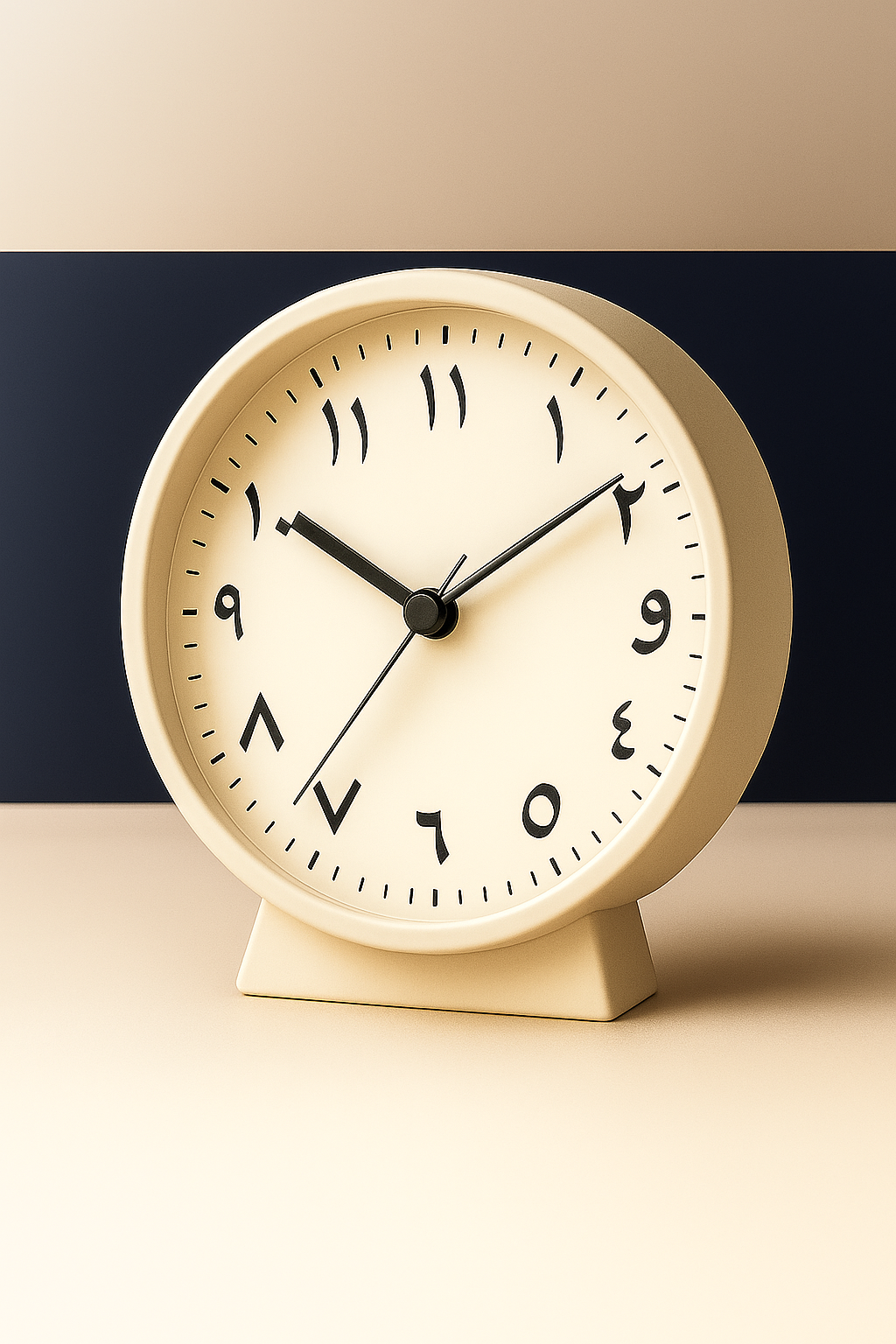 Arabic Numeral Table Clock – Timeless Decor Accent