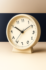Arabic Numeral Table Clock – Timeless Decor Accent