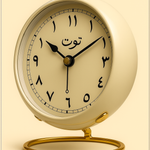 Elegant Arabic Table Clock – Timeless Islamic Decor