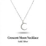 Crescent Moon Necklace – Sleek Crescent Pendant | Women