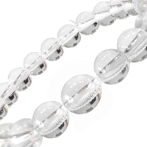 Clear Quartz Bead Bracelet –Noor of Safa
