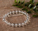 Clear Quartz Bead Bracelet –Noor of Safa