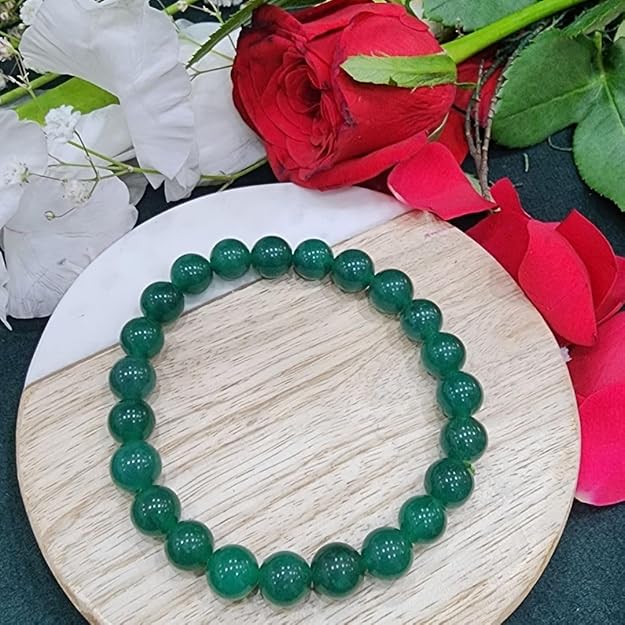 Green Jade bead Bracelet – Noor-e-Jannah