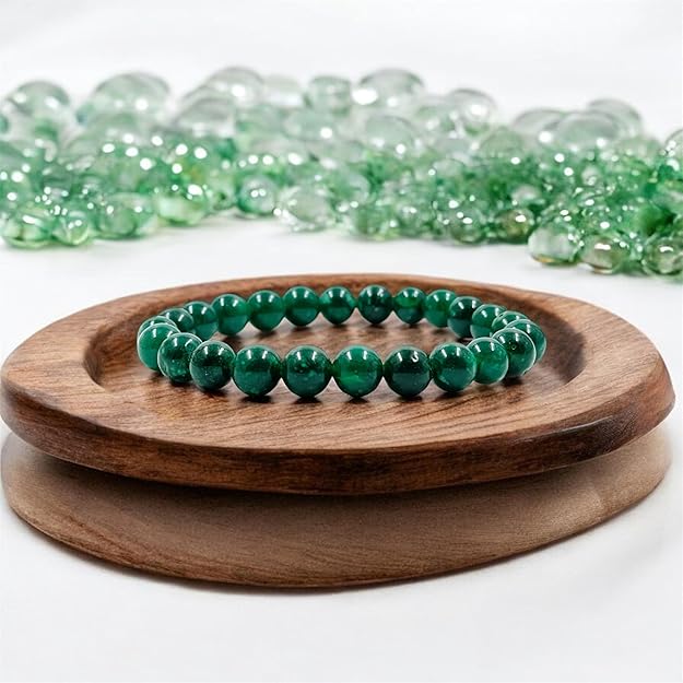 Green Jade bead Bracelet – Noor-e-Jannah
