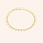 Dangling Dotted Choker – Minimal Everyday Elegance