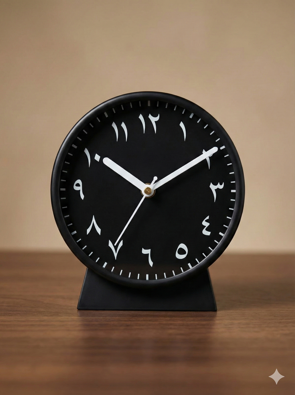 Arabic Numeral Table Clock – Timeless Decor Accent