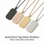 Ayatul Kursi Tag Islamic Necklace | Men | Women