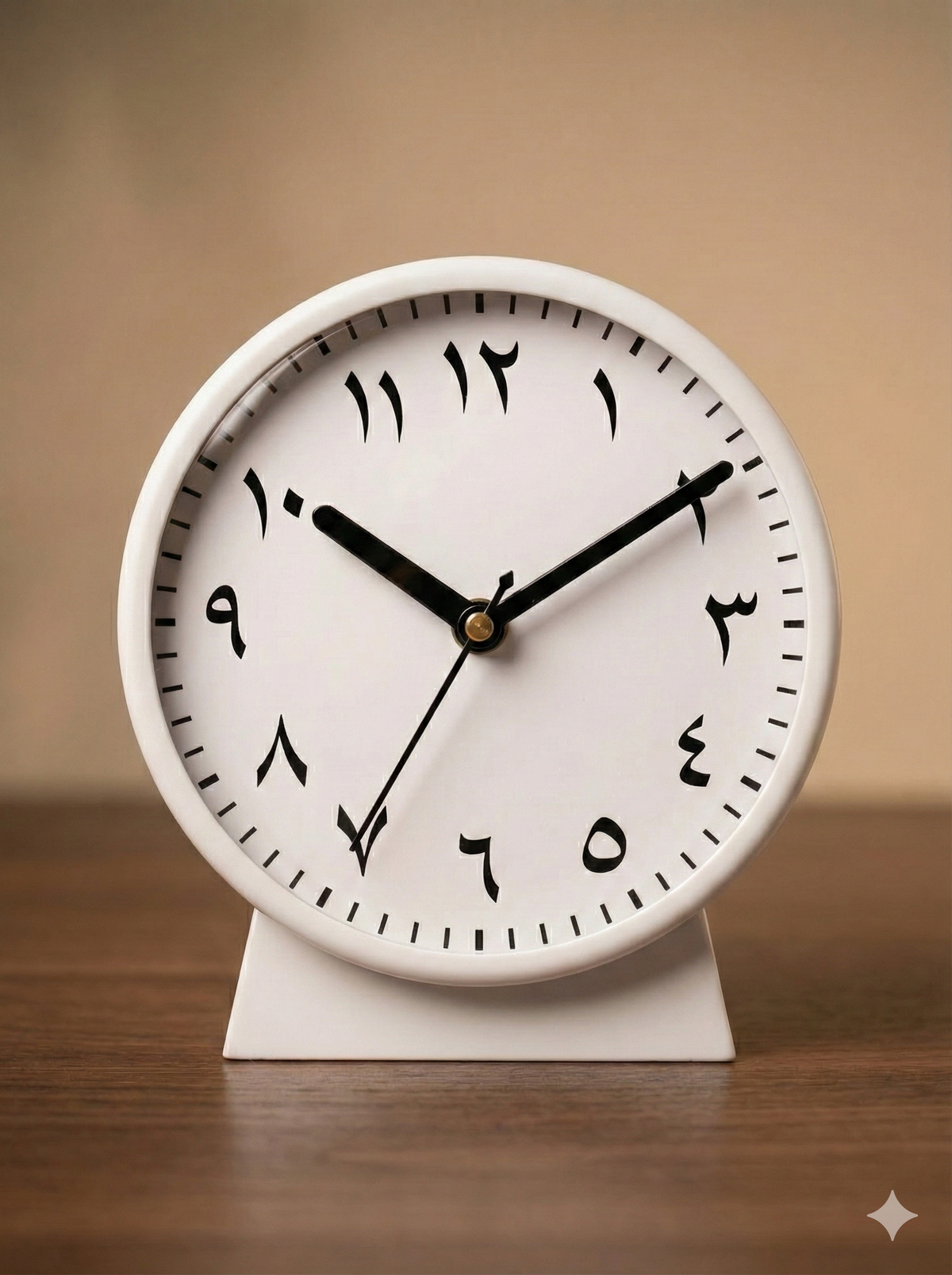 Arabic Numeral Table Clock – Timeless Decor Accent